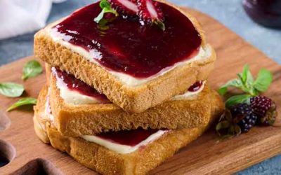 Recetas 4 Tostadina con mayonesa y mermelada de mora