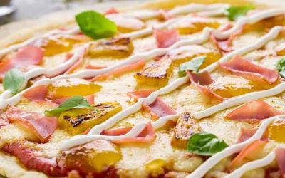 Recetas 24 Pizzina con mermelada de piña y salsa shawarma