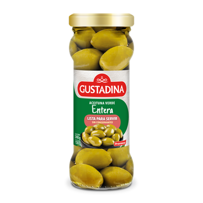 04 9066 Gustadina Aceituna Verde Entera 240g 400x400 1