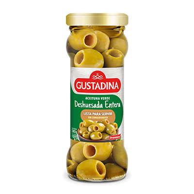 Productos 6 9093 Gustadina Aceituna Deshuesada 240g