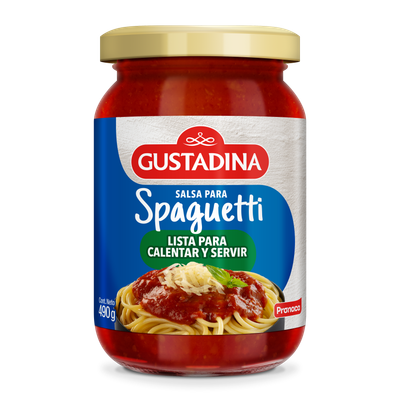 95 8981 Gustadina Salsa Spaguetti 490g 400x400 1