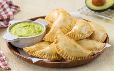 Empanadina con guacamole